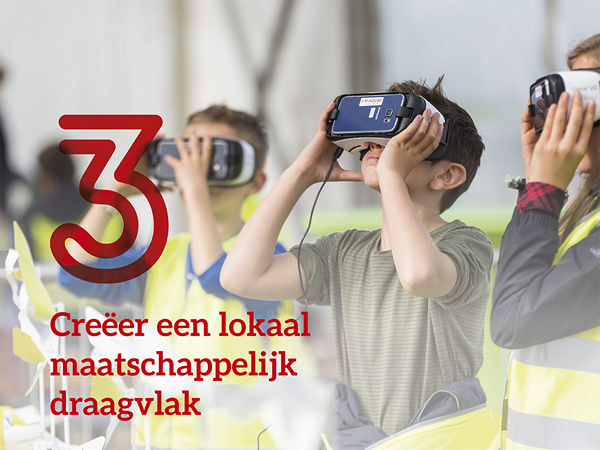 Creëer een lokaal maatschappelijk draagvlak
