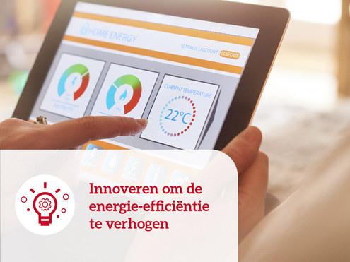 Innoveren om de energie-efficiëntie te verhogen